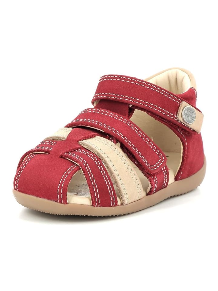 Kickers Halbschuhe in Rot/Beige günstig kaufen 24