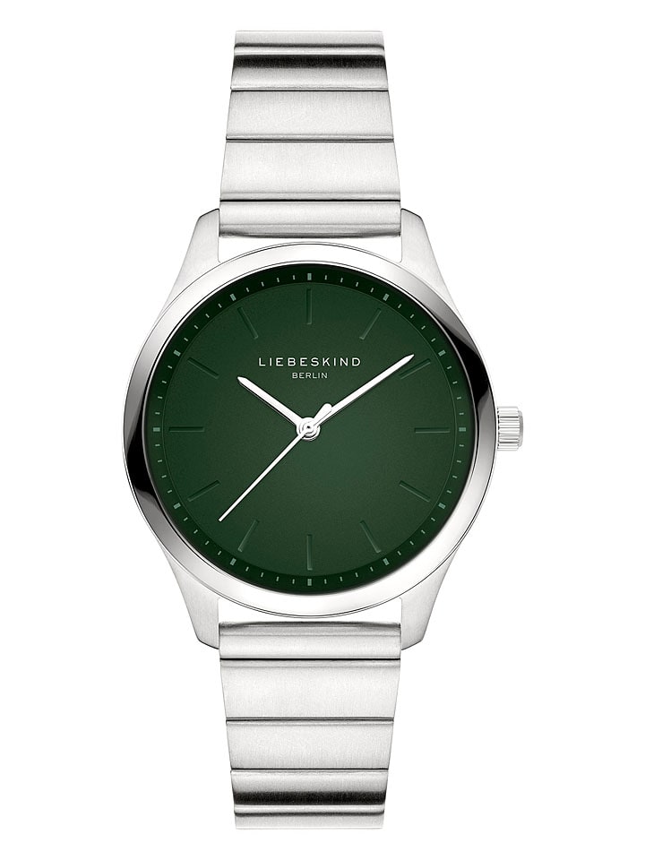 Liebeskind Quarzuhr in Silber/ Grün günstig kaufen onesize
