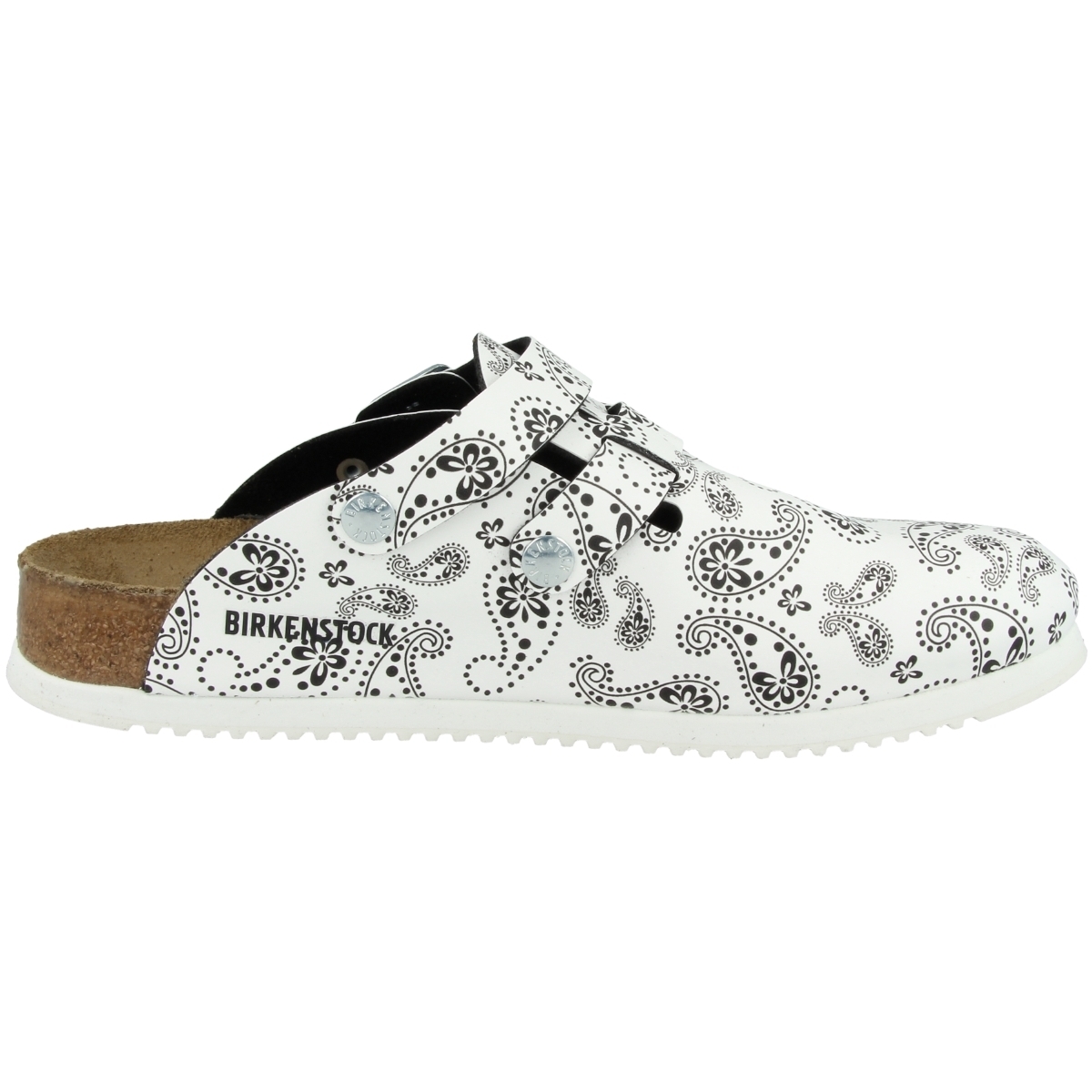 Birkenstock Kay SL Birko-Flor schmal Clogs weiss