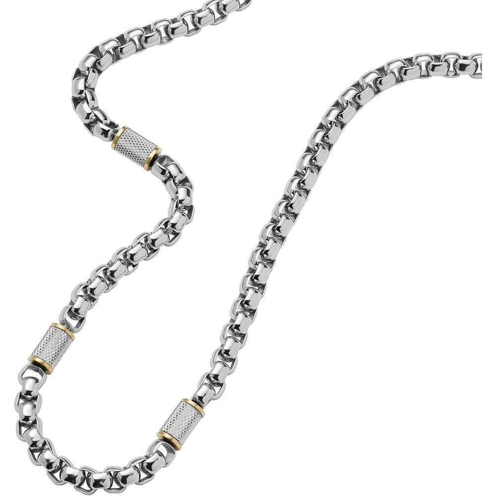 Fossil Chaînette Acier inoxydable collier