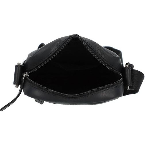 Greenburry Pure Black Umhängetasche Leder 15 cm
