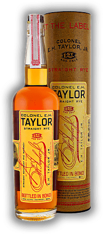 E.H. Taylor Straight Rye E.H. Taylor Straight Rye Ein Small Batch Rye Whiskey - nur aus Roggen und gemälzter Gerste. 0,7	 Liter - Vol 50%