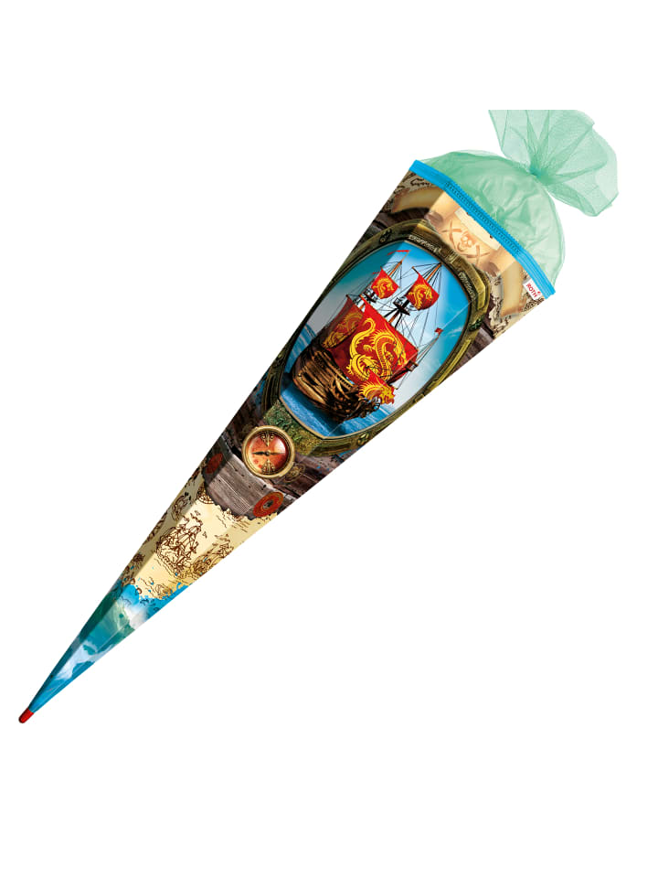 ROTH Schultüte groß Piratenschiff 85 cm in Bunt günstig kaufen onesize