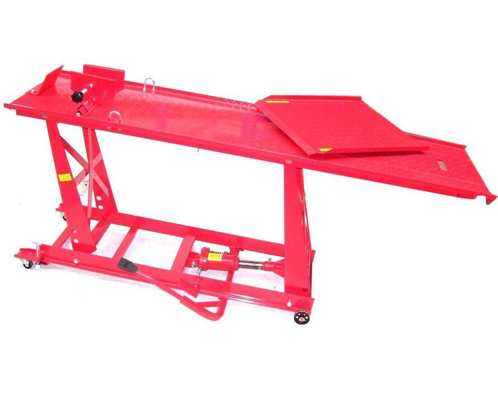 Apex Hydraulikheber Motorradhebebühne Motorradheber 450kg XXL 06152 Hebebühne