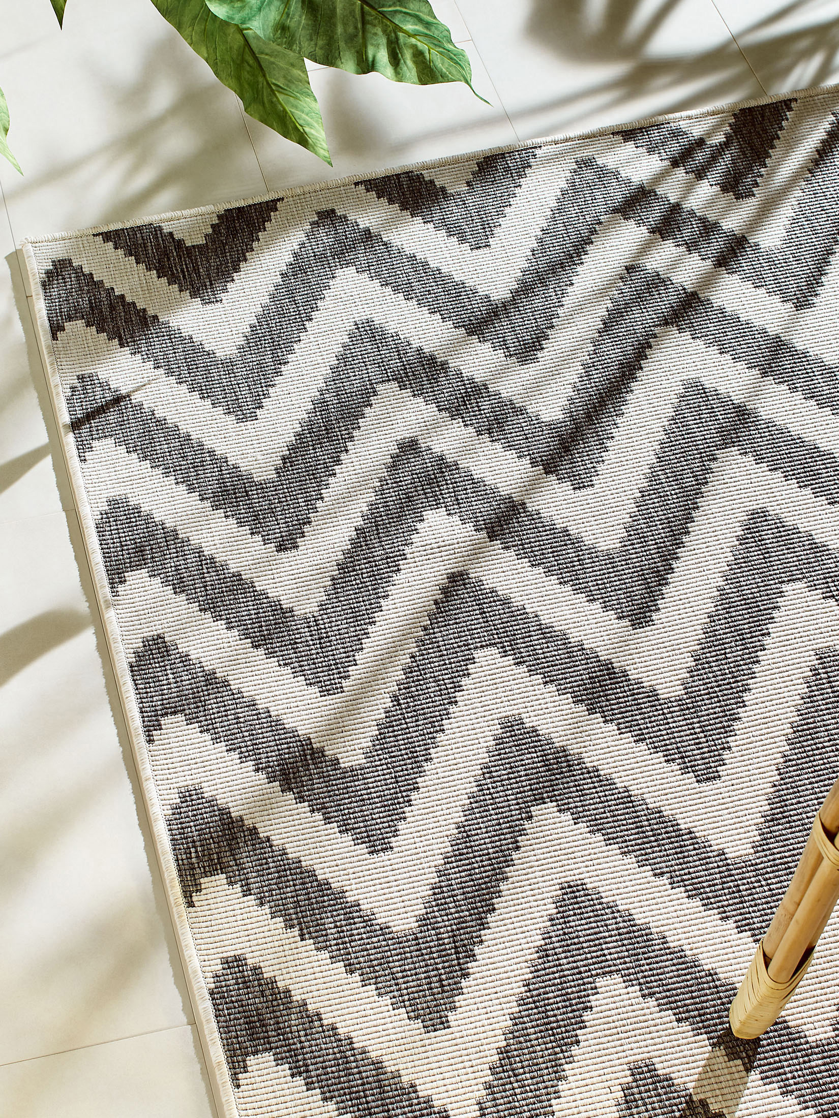 Palmera Outdoor-Teppich, Silber