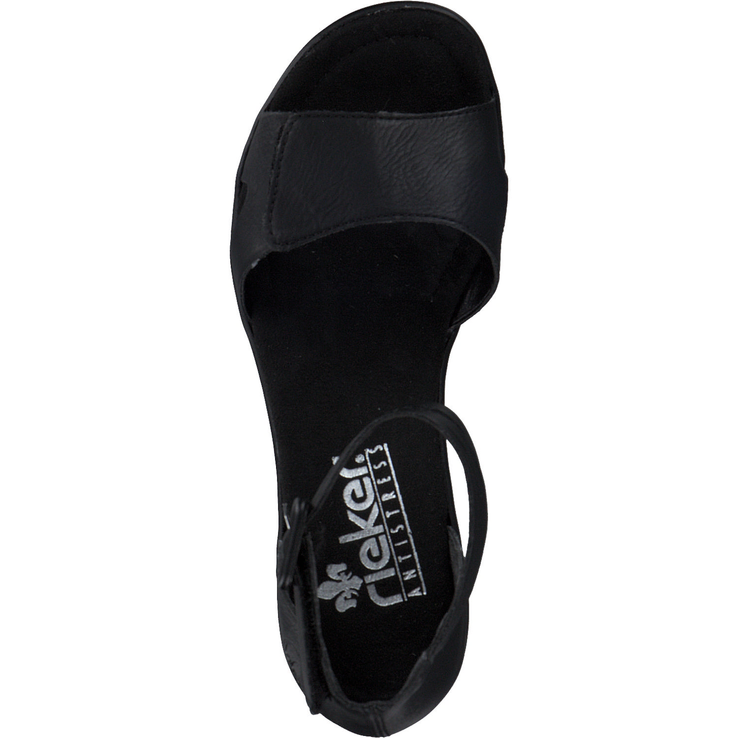 Rieker 68194, Keilsandaletten, Damen, schwarz