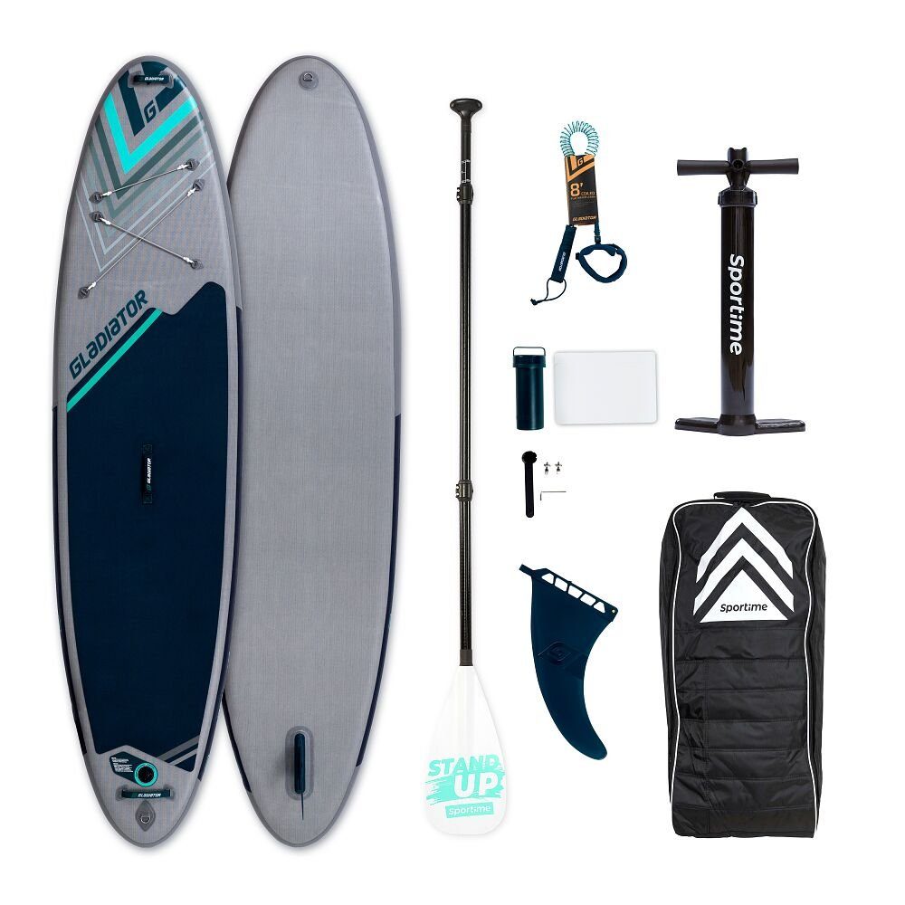 GLADIATOR SUP-Board Stand Up Paddling Board Set Origin Sportime Edition 2024, Hochwerte Touring und Allround-SUP-Sets