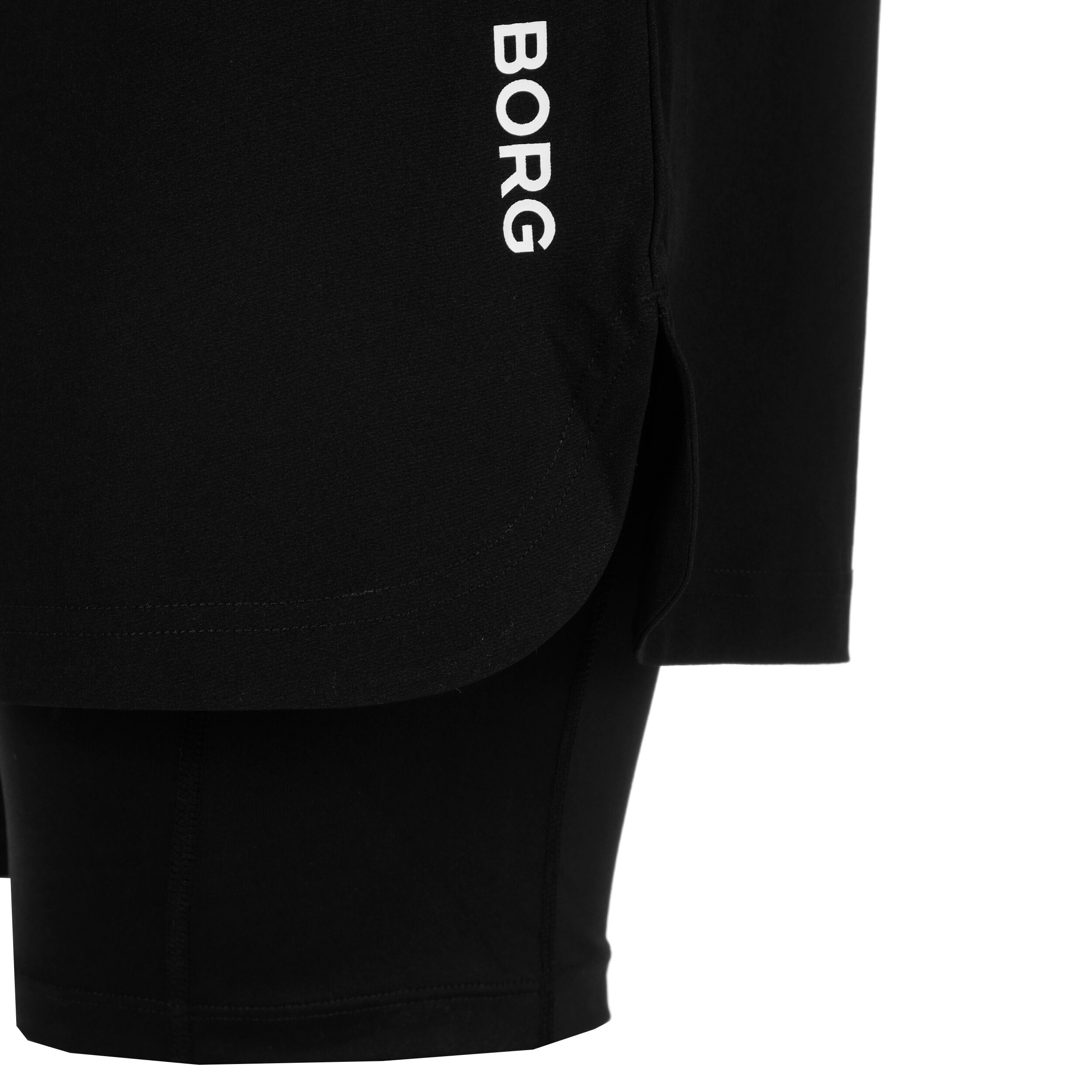 Borg 2 In 1 Shorts Herren - Schwarz