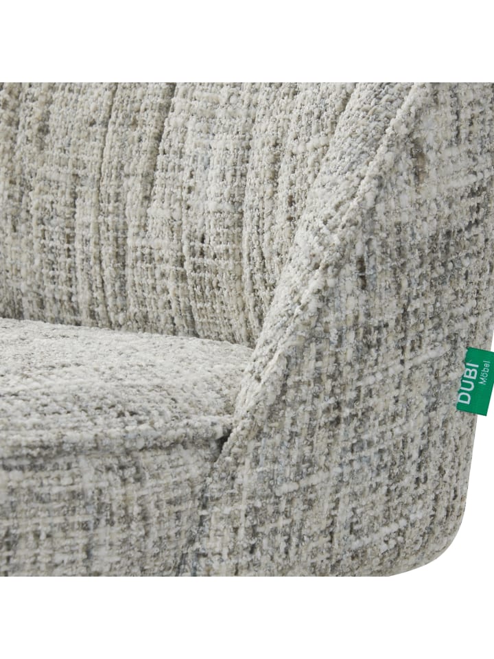 DUBI Möbel 2er-Set: Drehstuhl ALESSIA in Hellgrau - (B)49 x (H)83 x  (T)62 cm günstig kaufen onesize