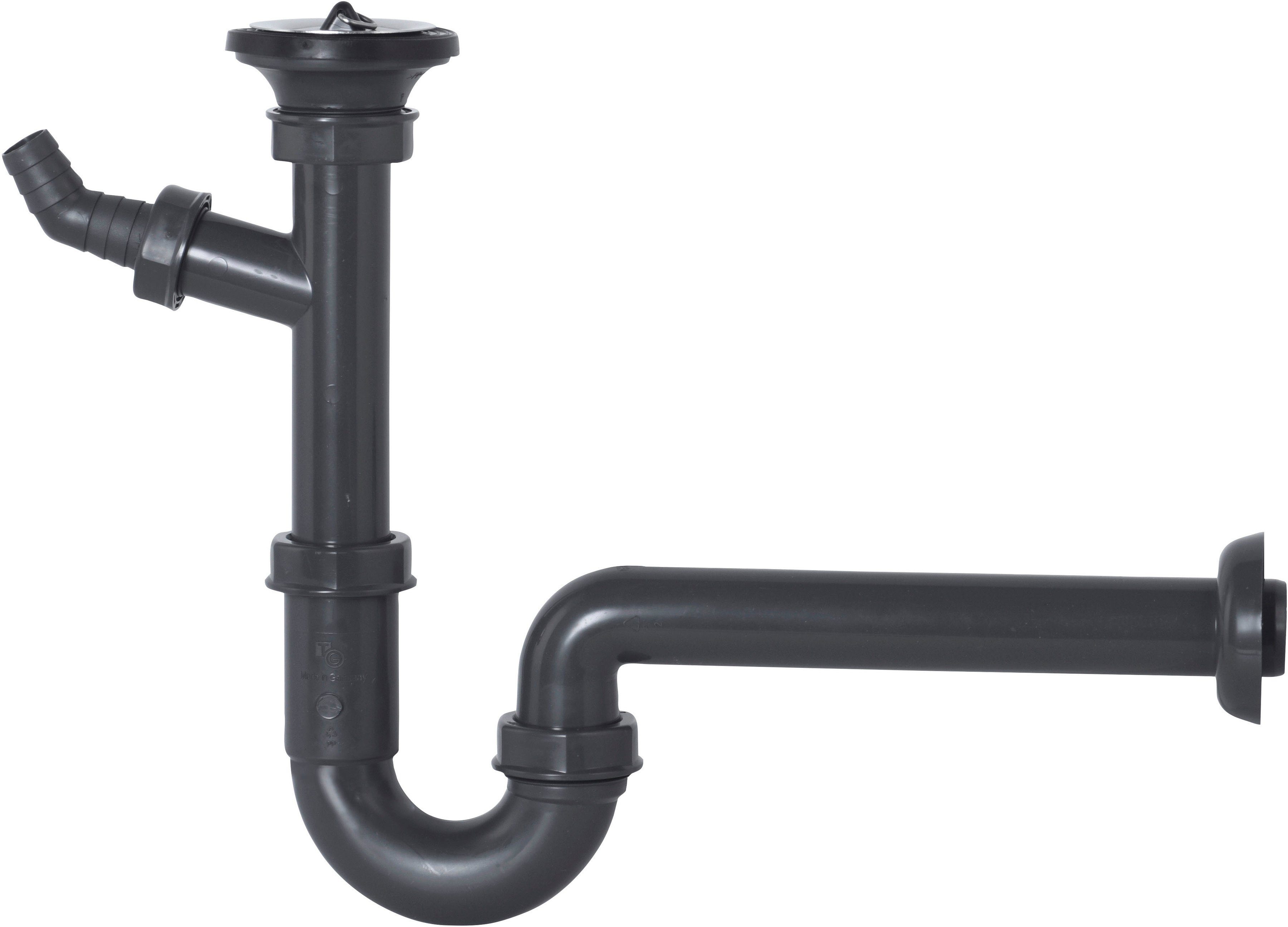 CORNAT Siphon REZYKLAT Waschbecken-Geruchsverschluss, aus Recycling Kunststoff