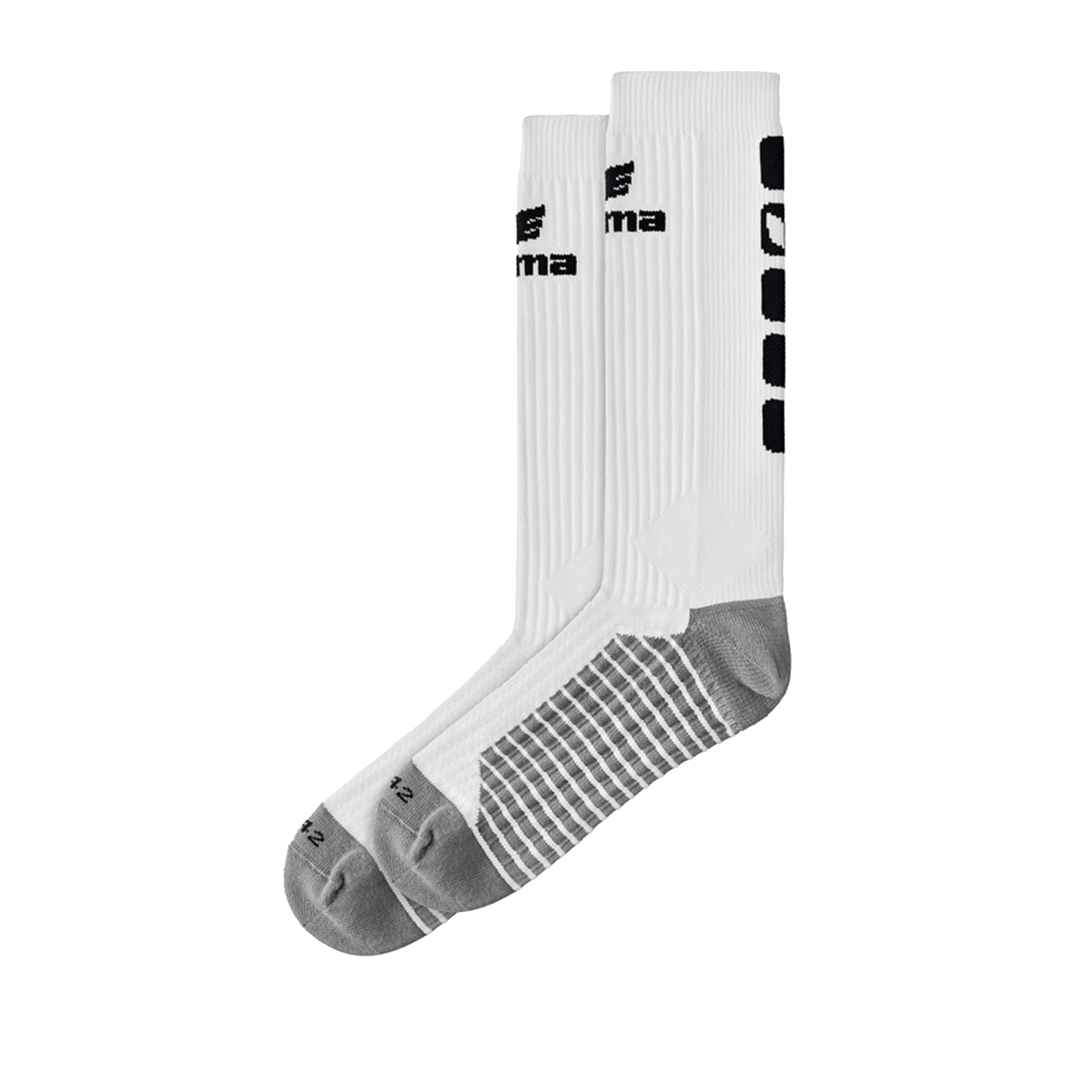 Erima CLASSIC 5-C Socken lang Weiss Schwarz