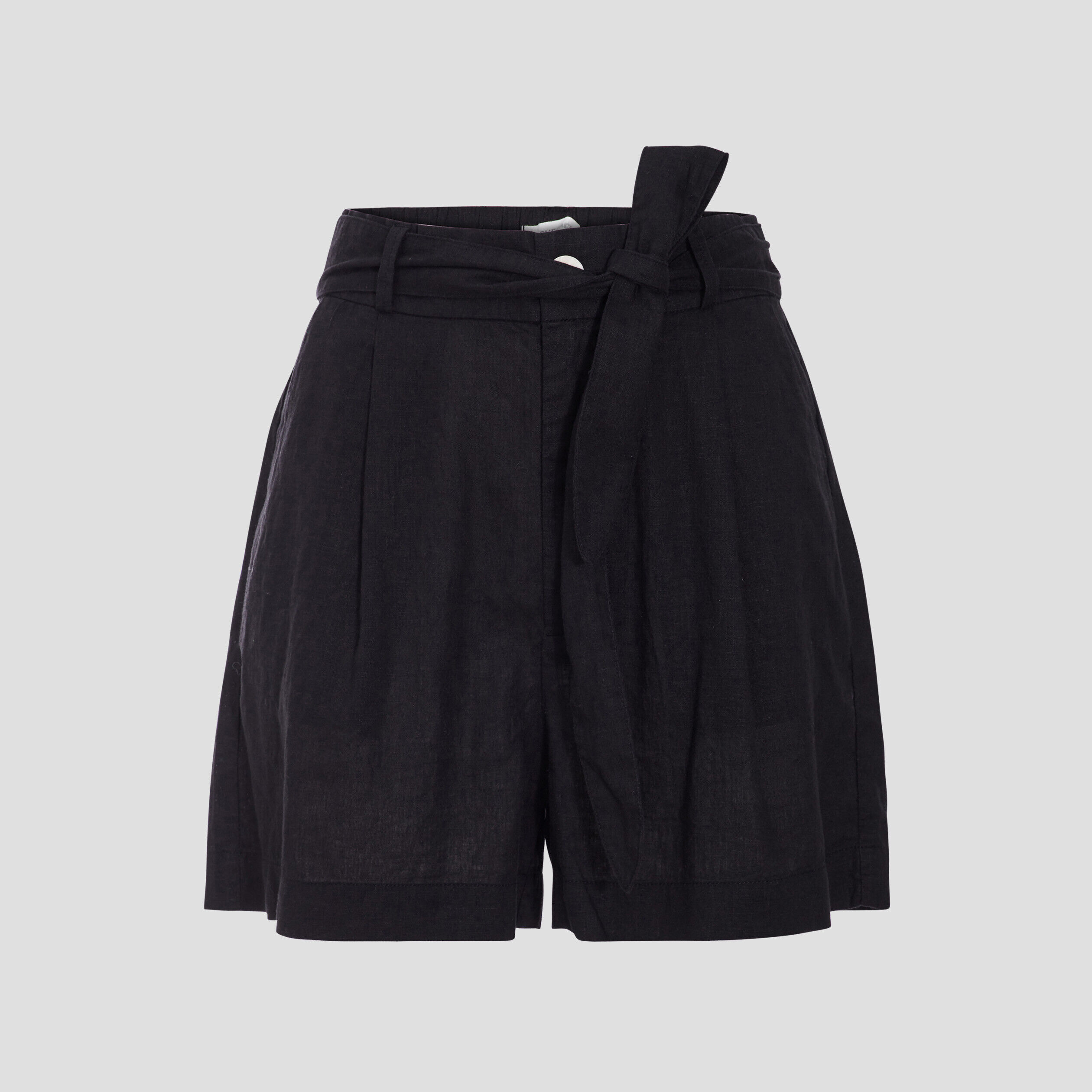 Short ample ceinturé noir femme | Cache Cache