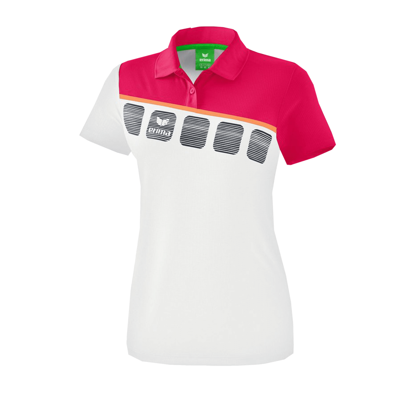 Erima 5-C Poloshirt Kids Weiss