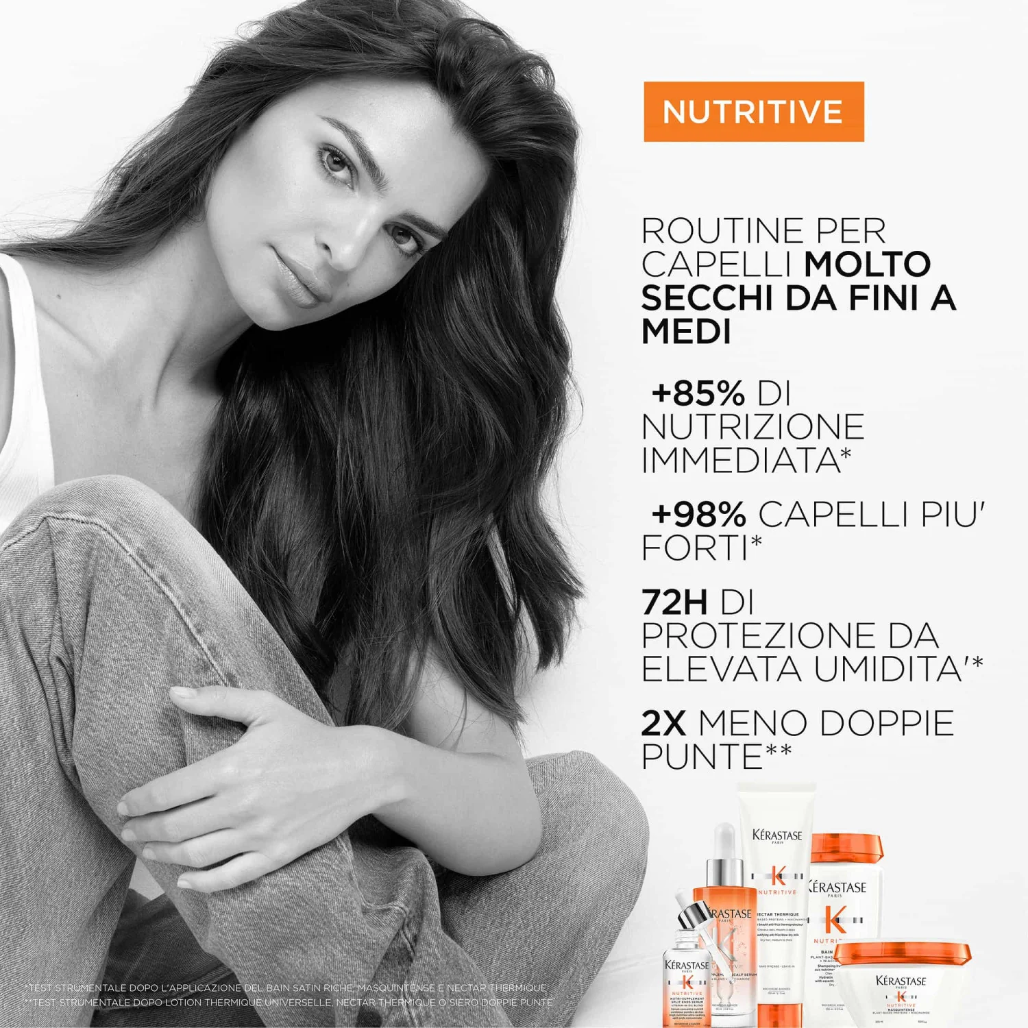 Nutritive Nectar Thermique - Styling- og finishkrem for hår