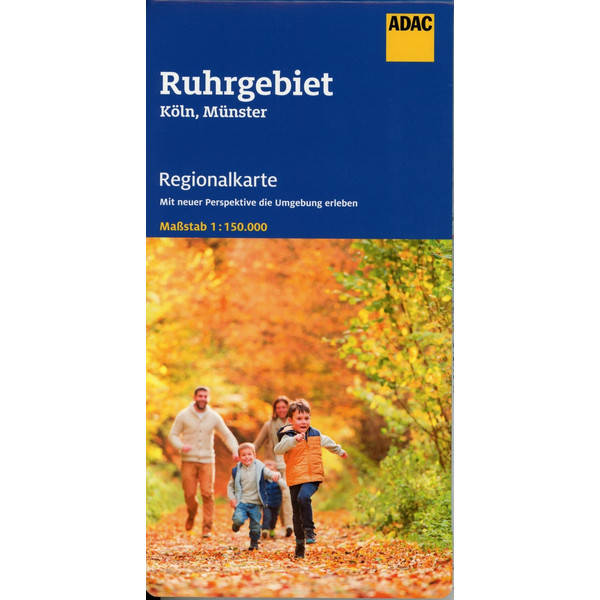 ADAC Regionalkarte Blatt 7 Ruhrgebiet, Köln, Münster 1:150 000 - Straßenkarte
