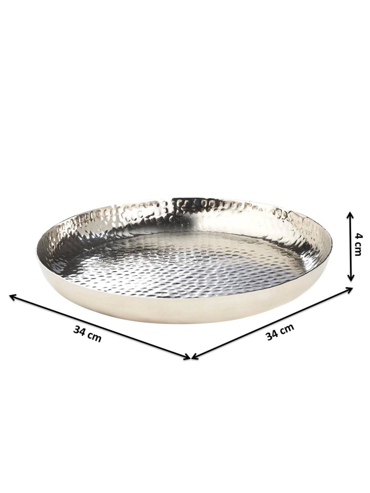 kobolo Dekoschale XMASTRAY34 in Silber günstig kaufen onesize