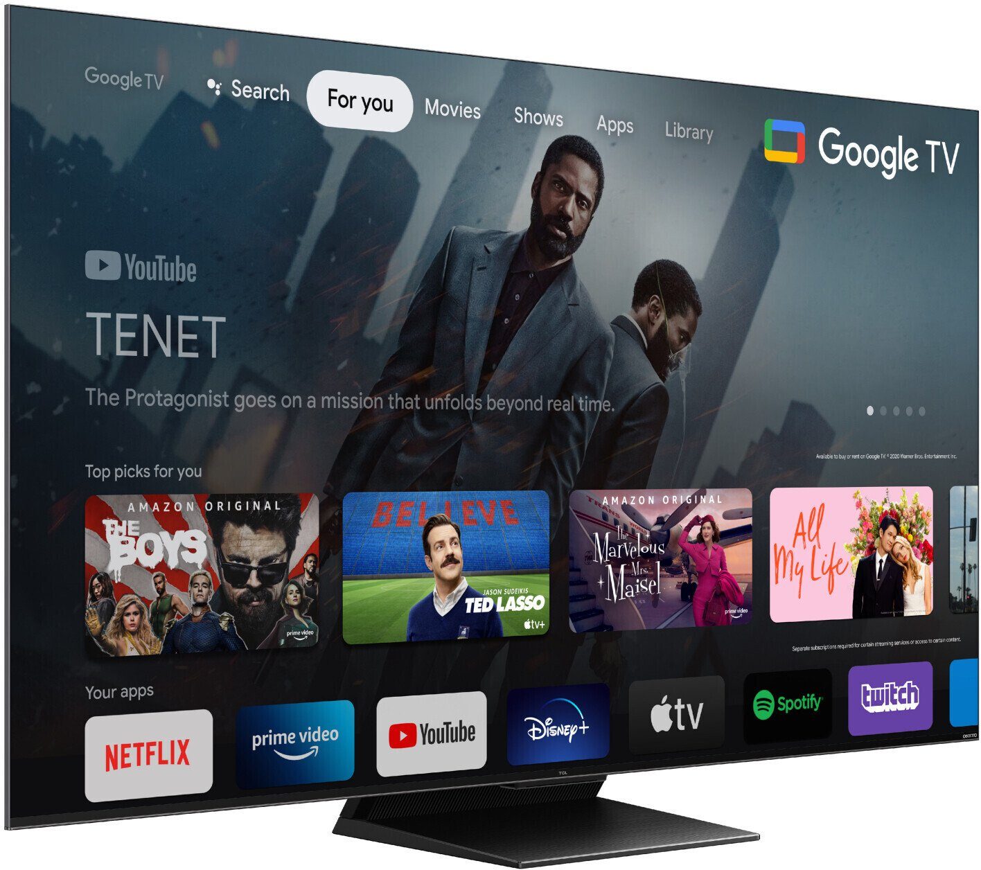 TCL 50C803X1 QLED-Fernseher