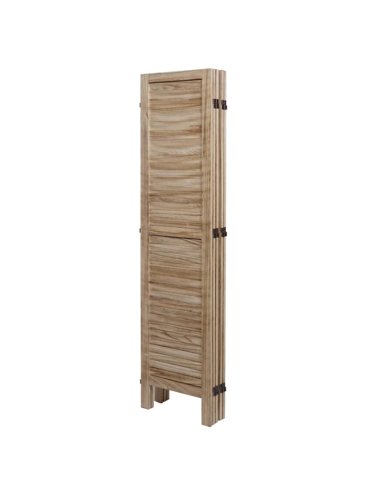 MCW Paravent G30 im Shabby-Look, Hellbraun günstig kaufen onesize