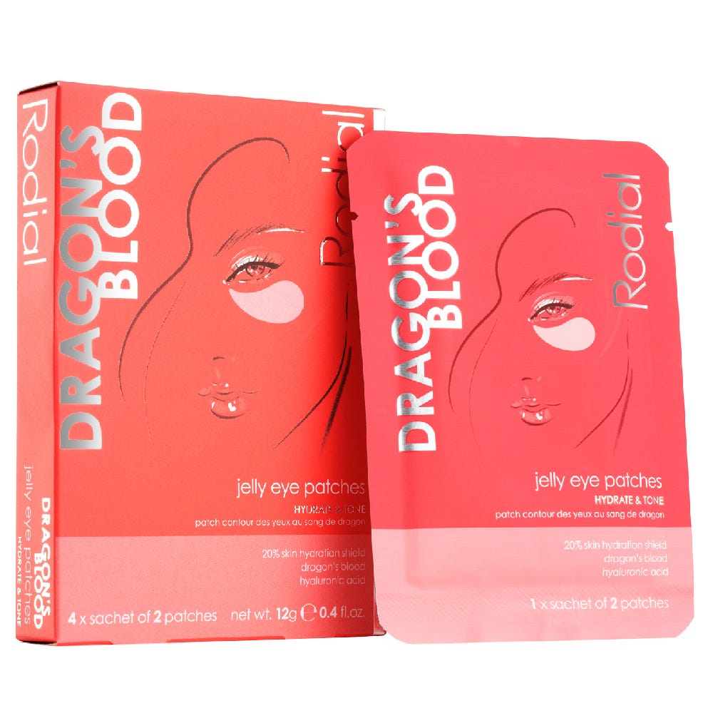 Rodial Dragon's Blood Jelly Eye Patches Box 4 Stück