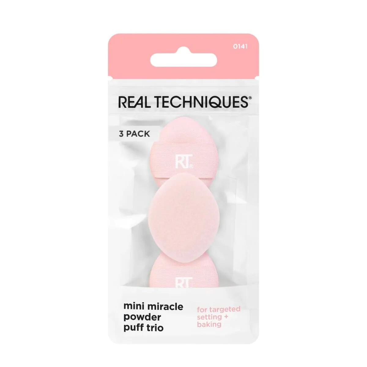 „Real Techniques Aplikator Mini Miracle“ pudros trio