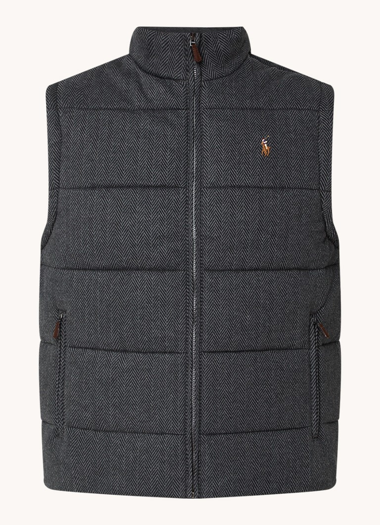 Vestă matlasată Ralph Lauren cu imprimeu picior de câine