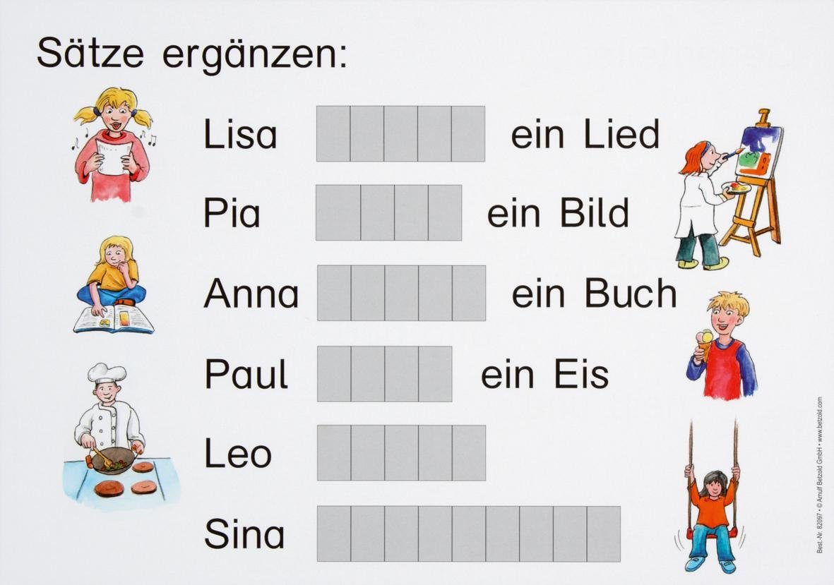 Betzold Lernspielzeug Lese-Magnetbox Sprachförderung 213 Buchstaben + 32 Arbeitsblätter