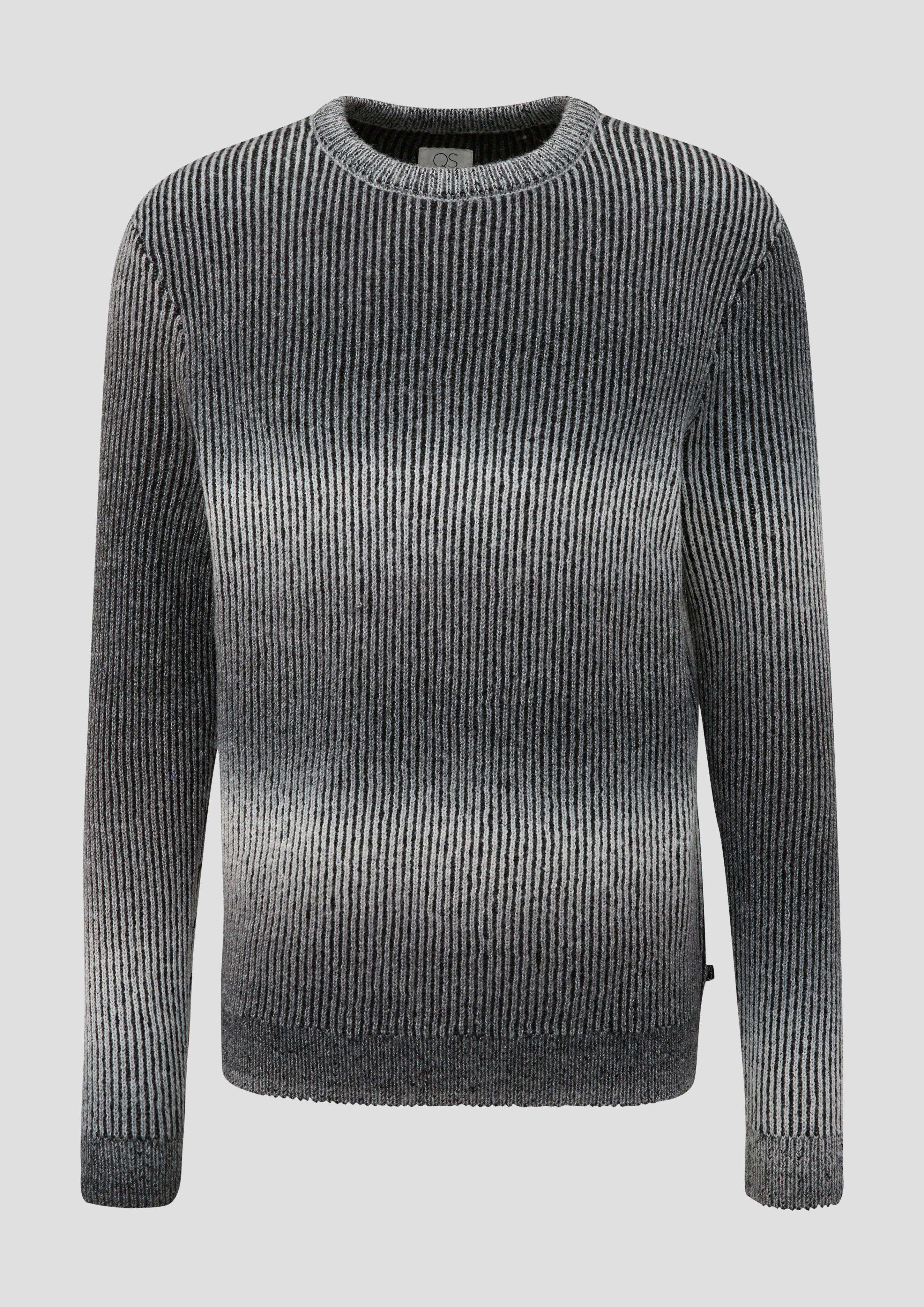 Strickpullover mit Rippblende  2138717-99G0