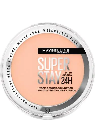 „Maybelline Super Stay 24H“ hibridinis pudros makiažo pagrindas, 20 vnt.