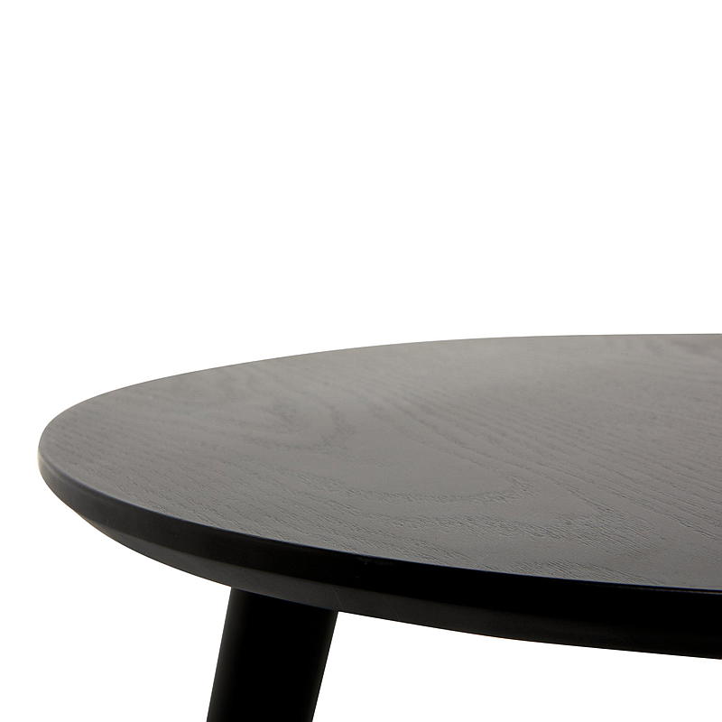 Home Bord s/3 ø 60/48/40 cm mdf ask sort