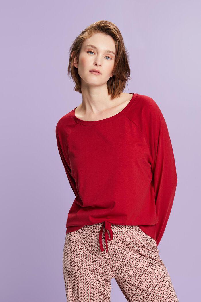 Langes Pyjama-Set aus Jersey