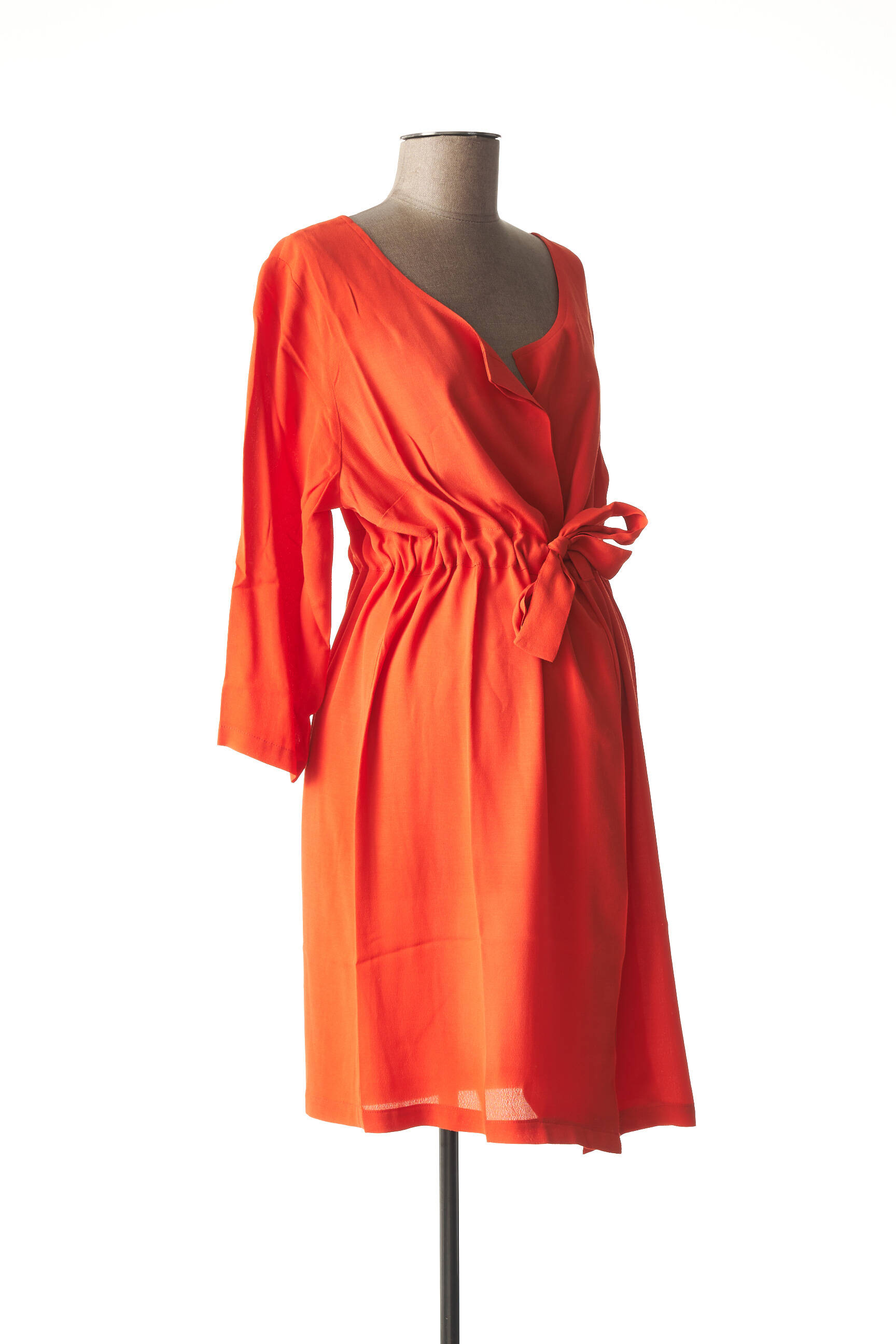 Fragile Robes Maternite Femme couleur orange