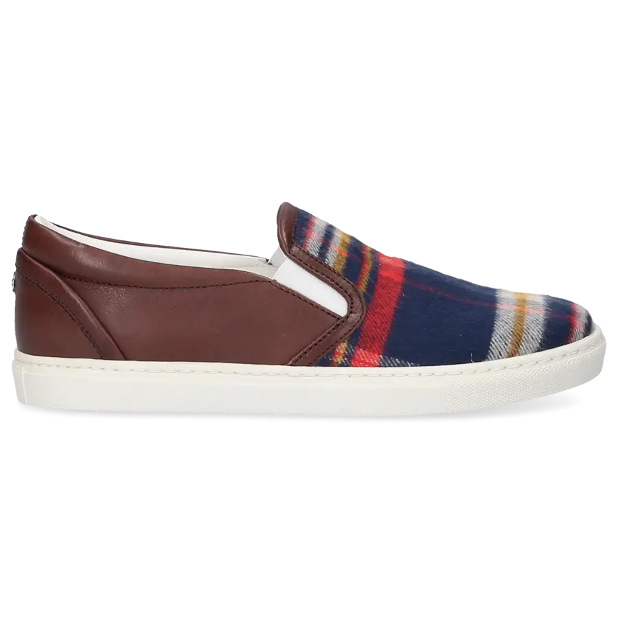 Dsquared2 - Slip Ons Kalbsleder braun bunt - braun