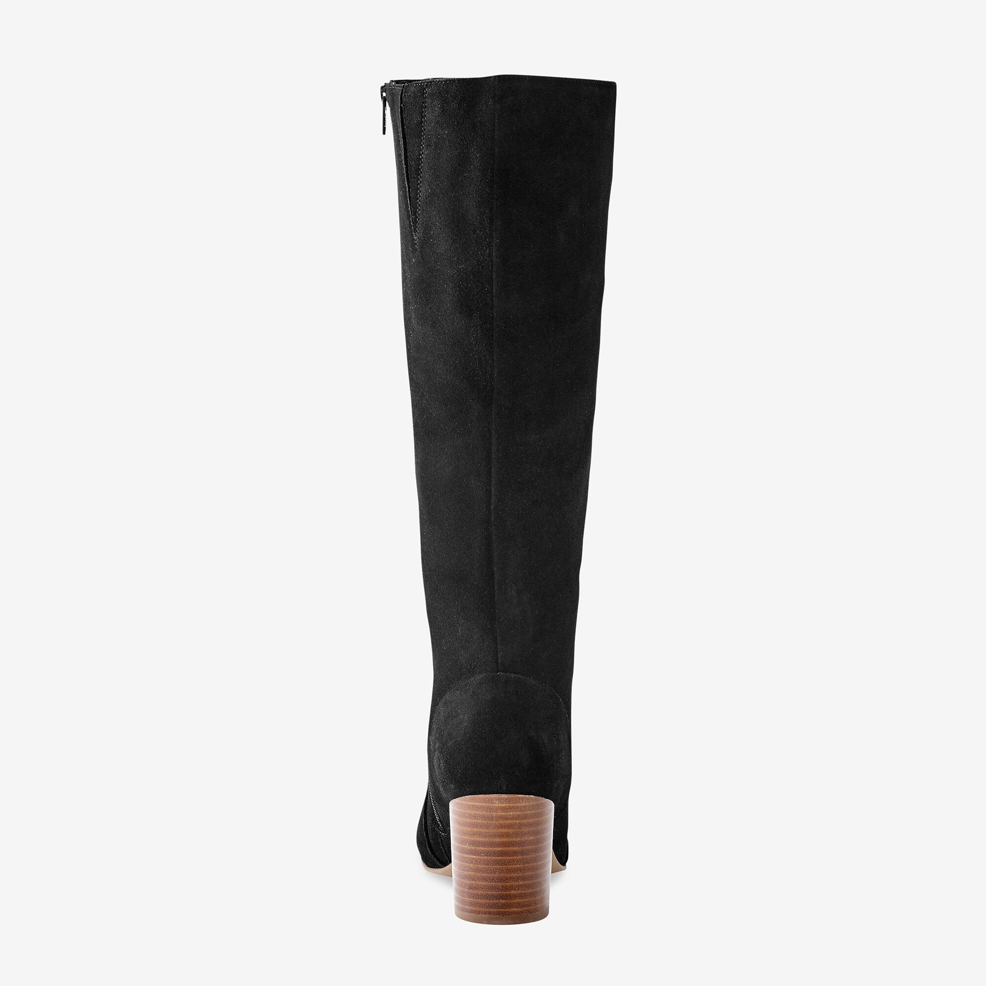 Bottes à talon spécial larges mollets