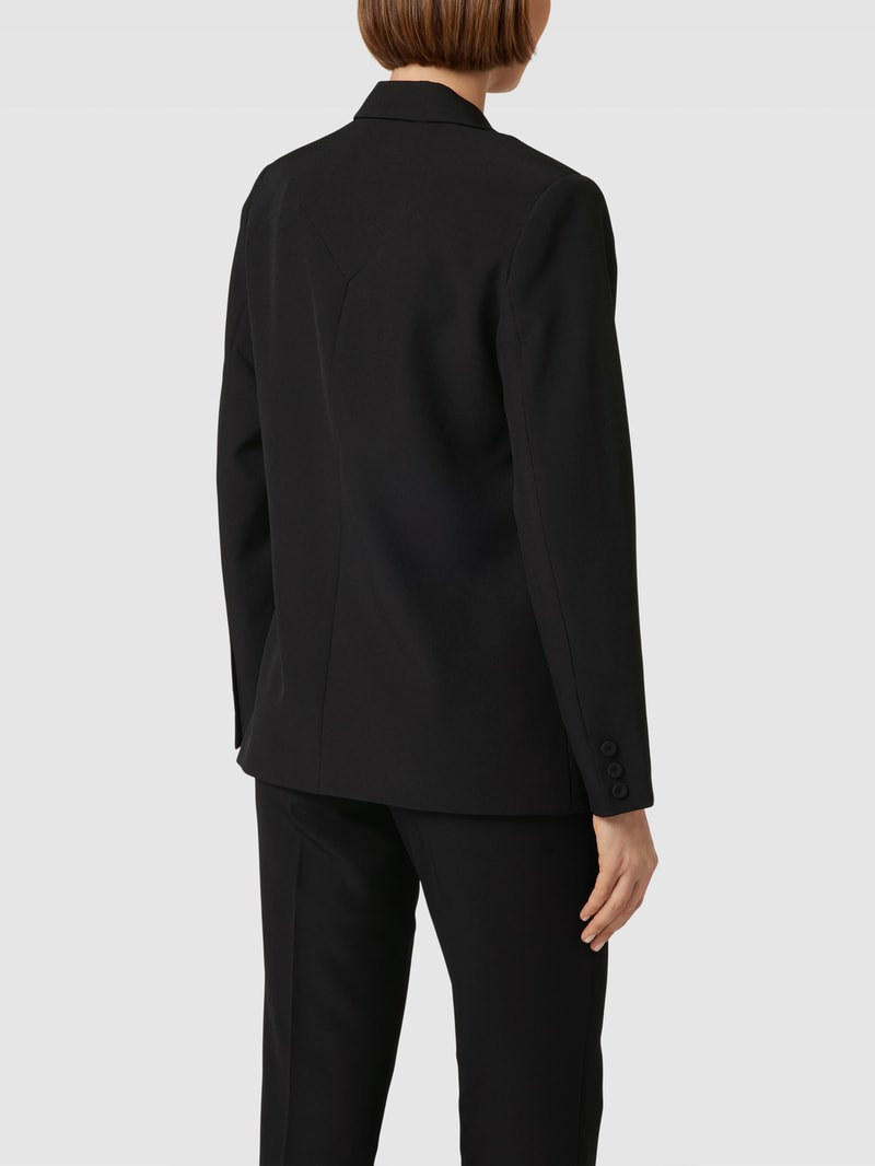 Blazer mit Reverskragen Modell 'Bluris' in schwarz