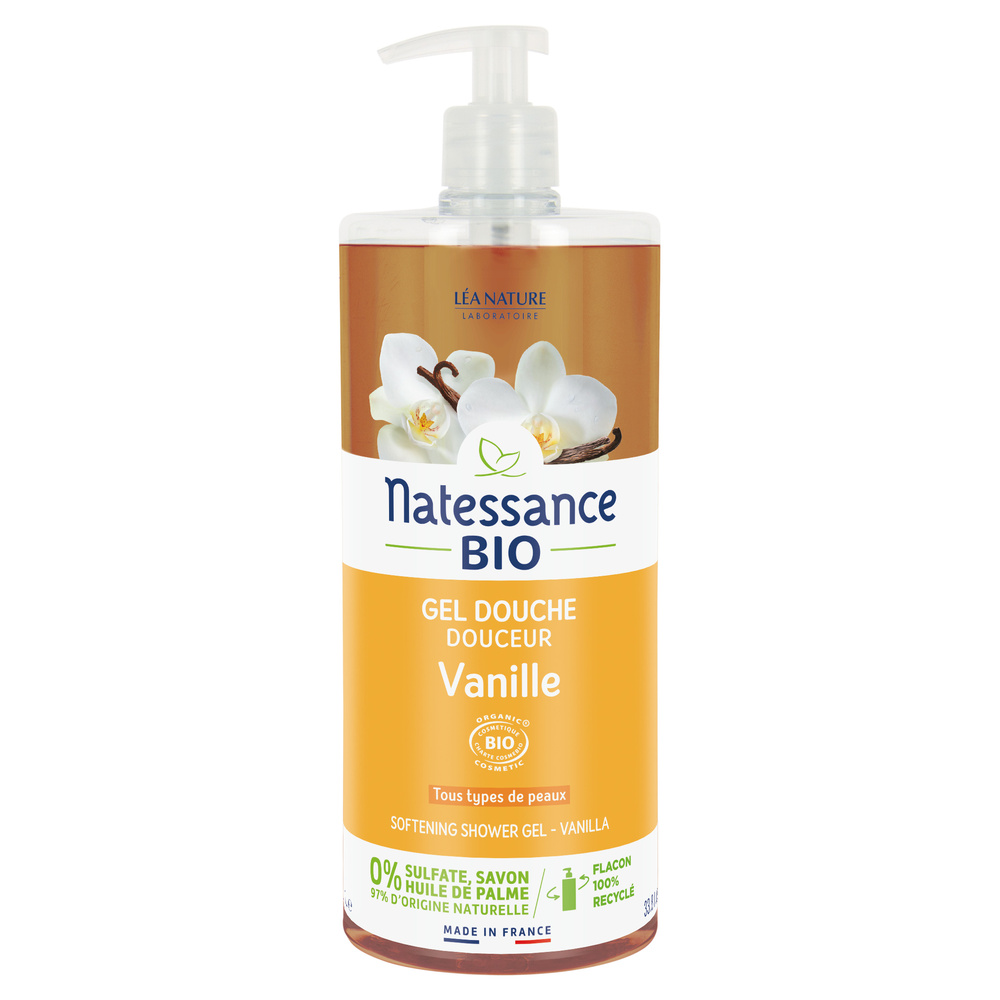 natessance Gel douche douceur Vanille Gel douche