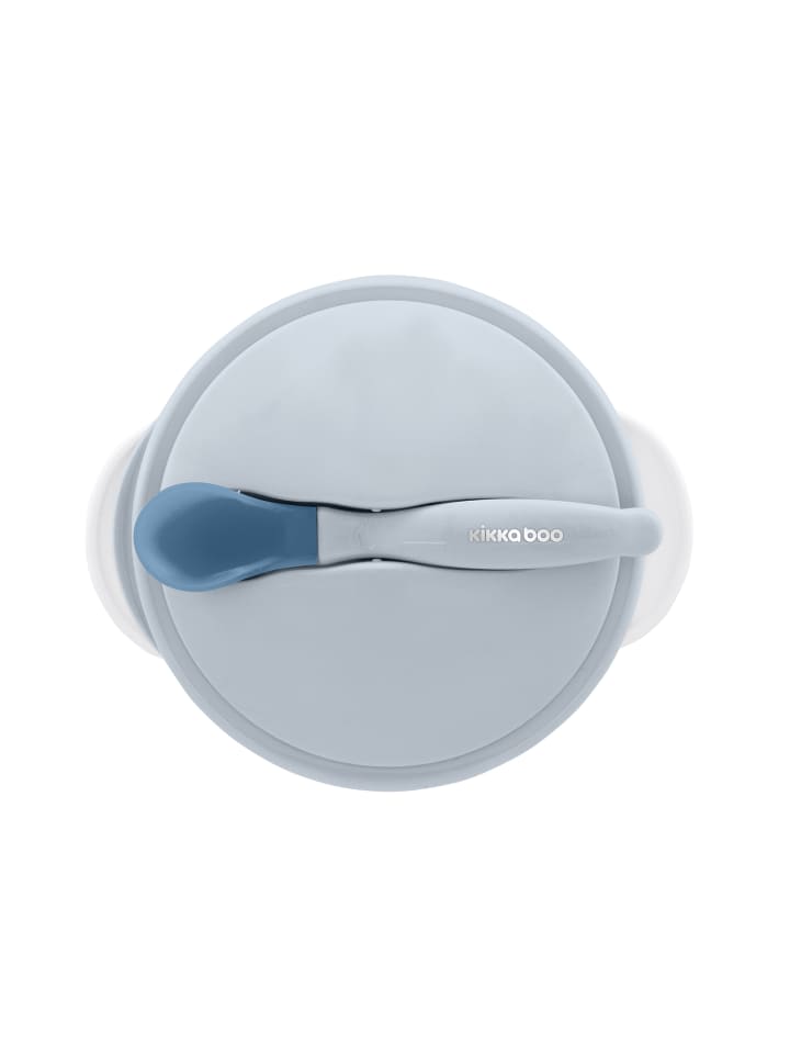 Kikkaboo Baby Essschüssel 250 ml Löffel in blau günstig kaufen onesize