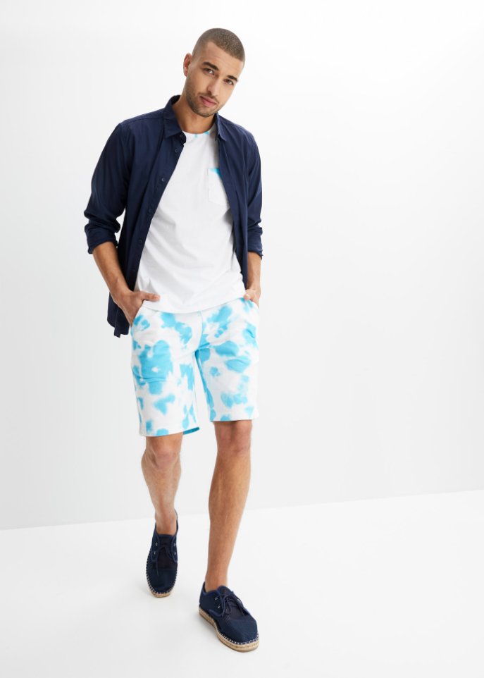 T-Shirt mit bedruckter-Brusttasche