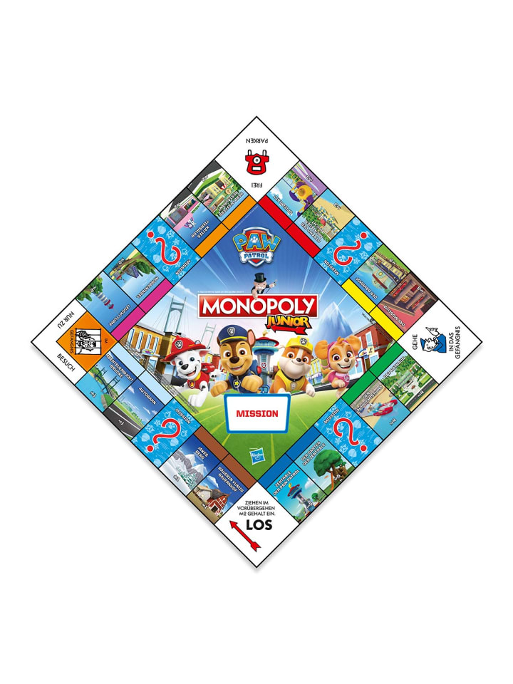 Winning Moves Monopoly Junior - Paw Patrol Gesellschaftsspiel Brettspiel Spiel in bunt günstig kaufen onesize