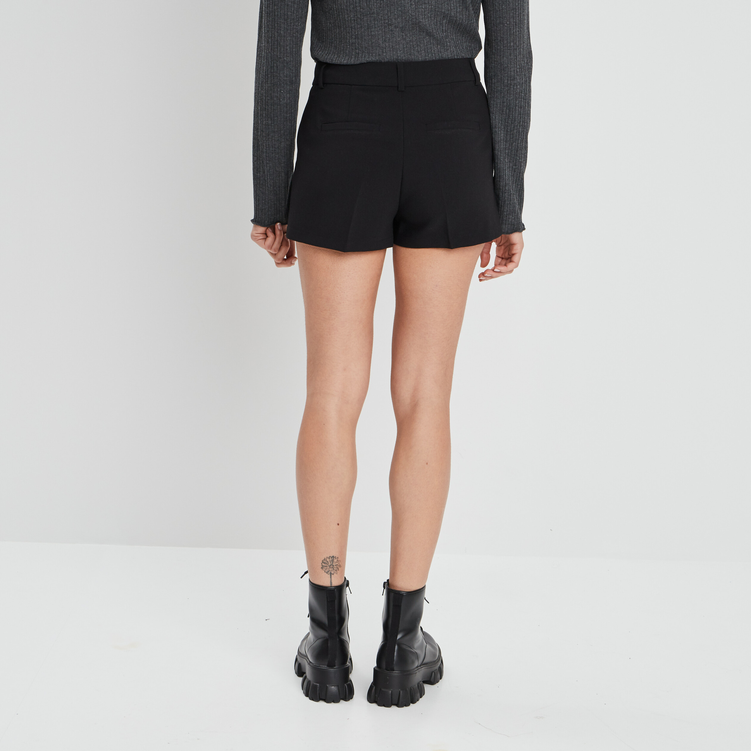 Short city mom noir femme | La Halle