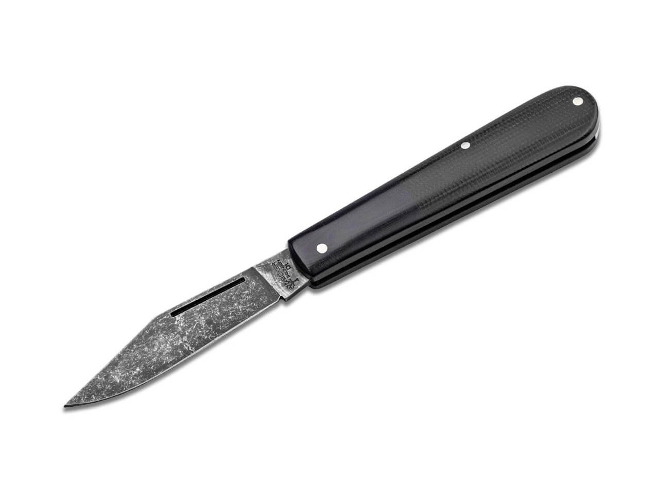 Barlow Integral Canvas Micarta Schwarz