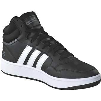 adidas Hoops 3.0 Mid Sneaker in schwarz