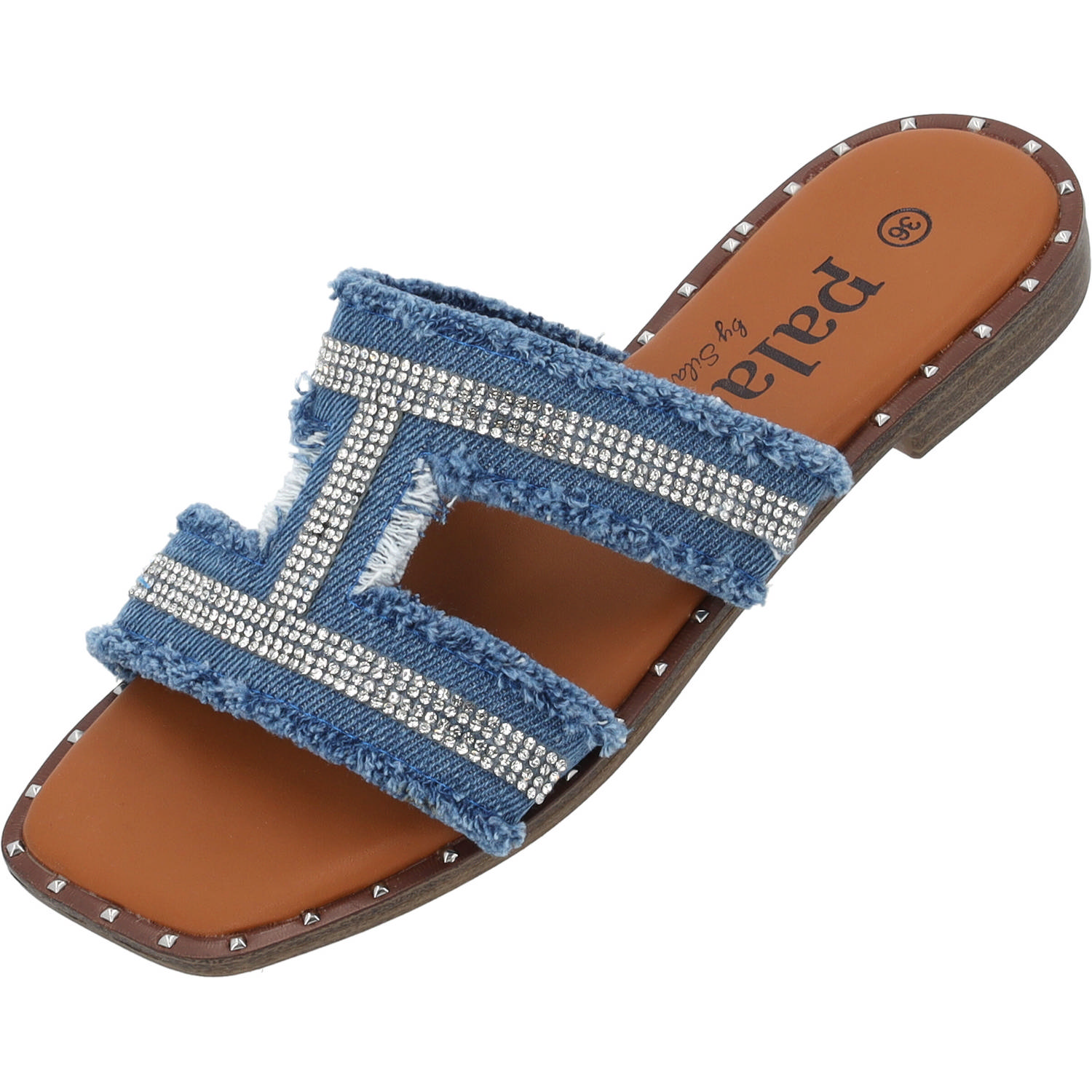 Palado Otina by Sila Sahin, Pantoletten, Damen, Jeansblau