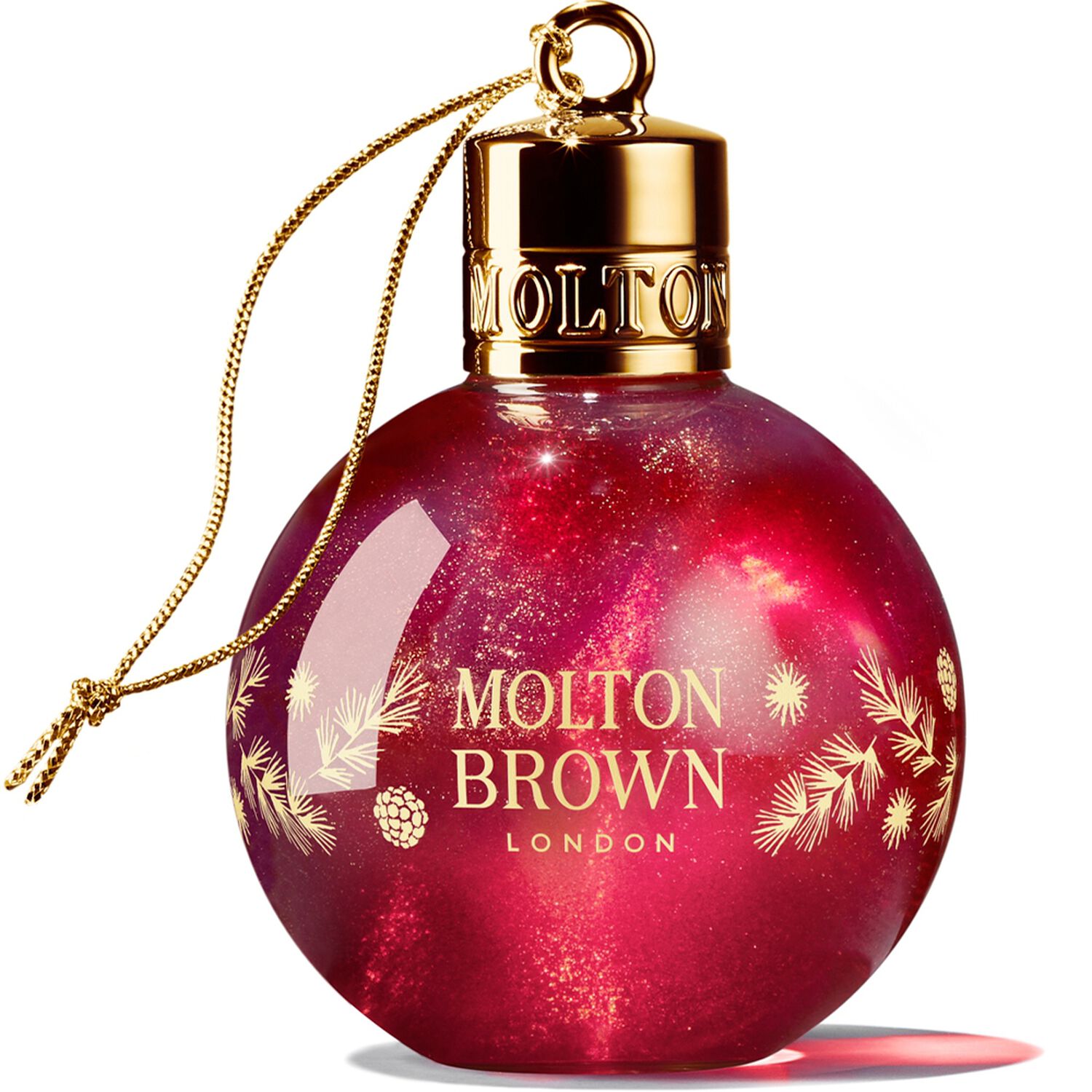 Molton Brown Festive Bauble - Merry Berries & Mimosa Boule de noël gel douche 75 ml