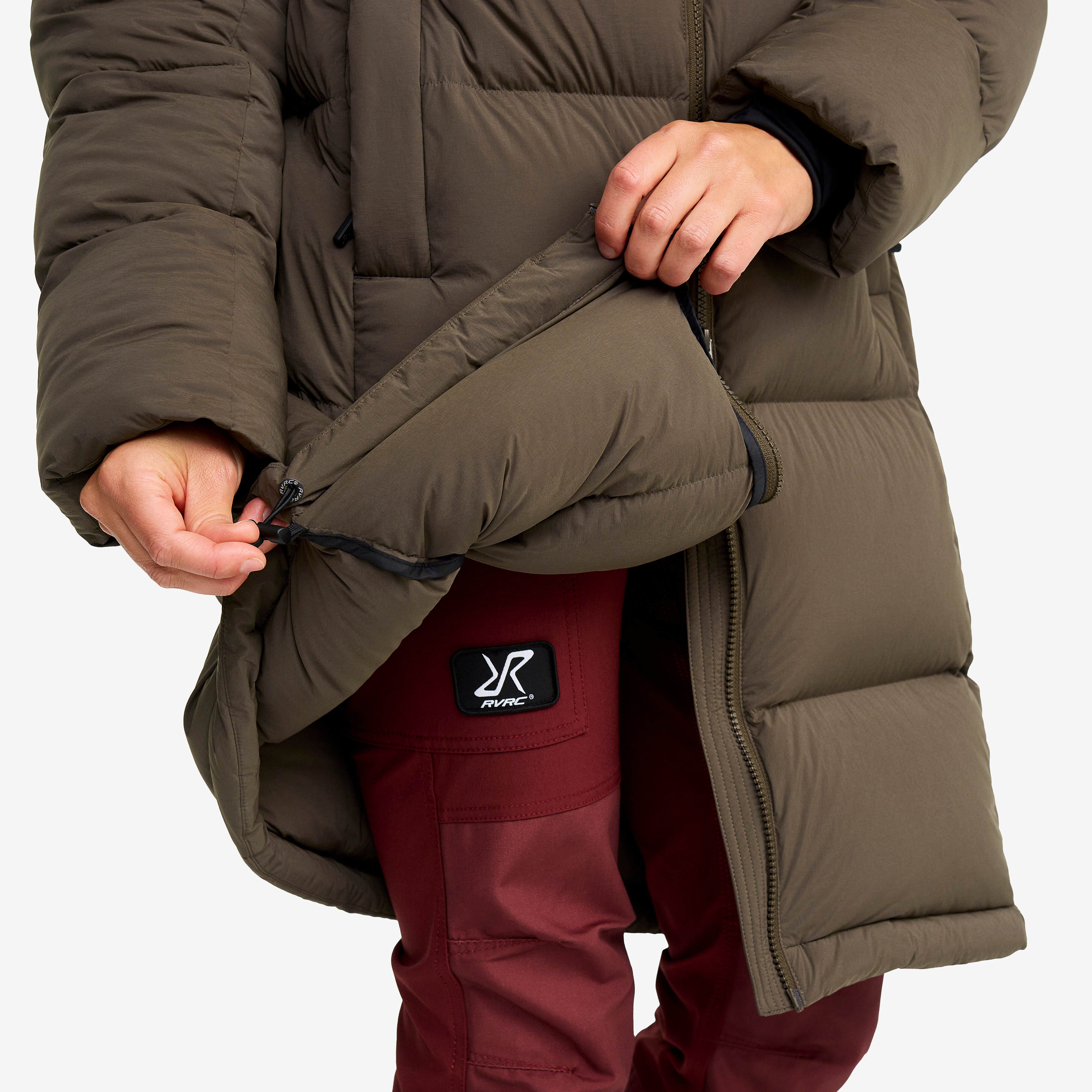Flexpedition Down Parka Femme Mud