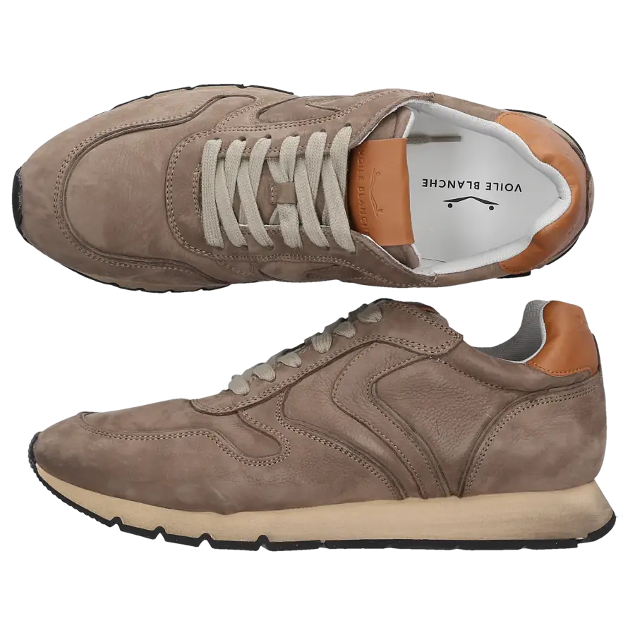 VOILE BLANCHE - Sneaker low LIAM PUMP Veloursleder - beige
