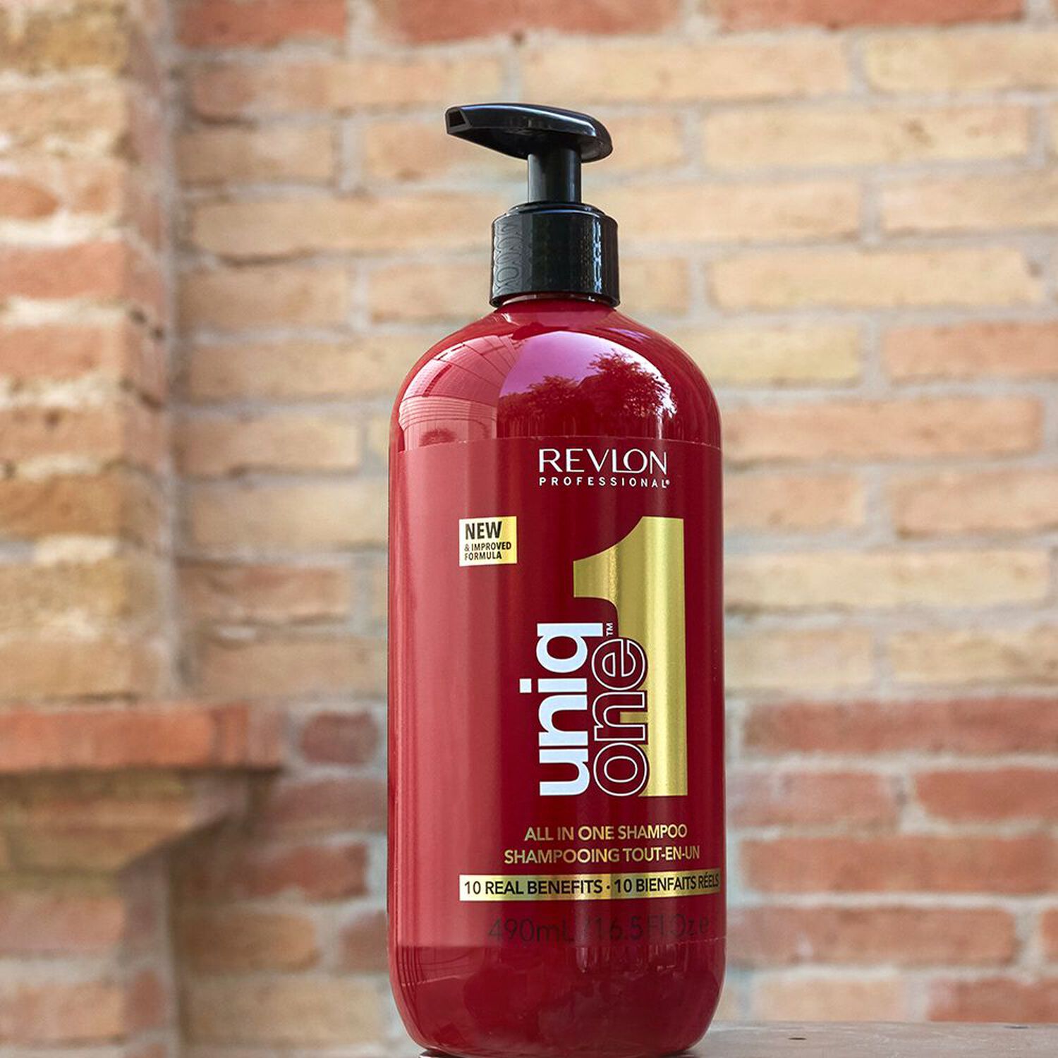 revlon professional Shampooing et Après-Shampoing 10 Bienfaits Rouge Classique UNIQONE™ - Tout Type de Cheveux