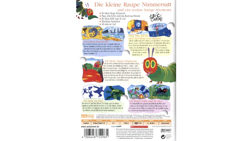 Die kleine Raupe Nimmersatt  (Amaray)
