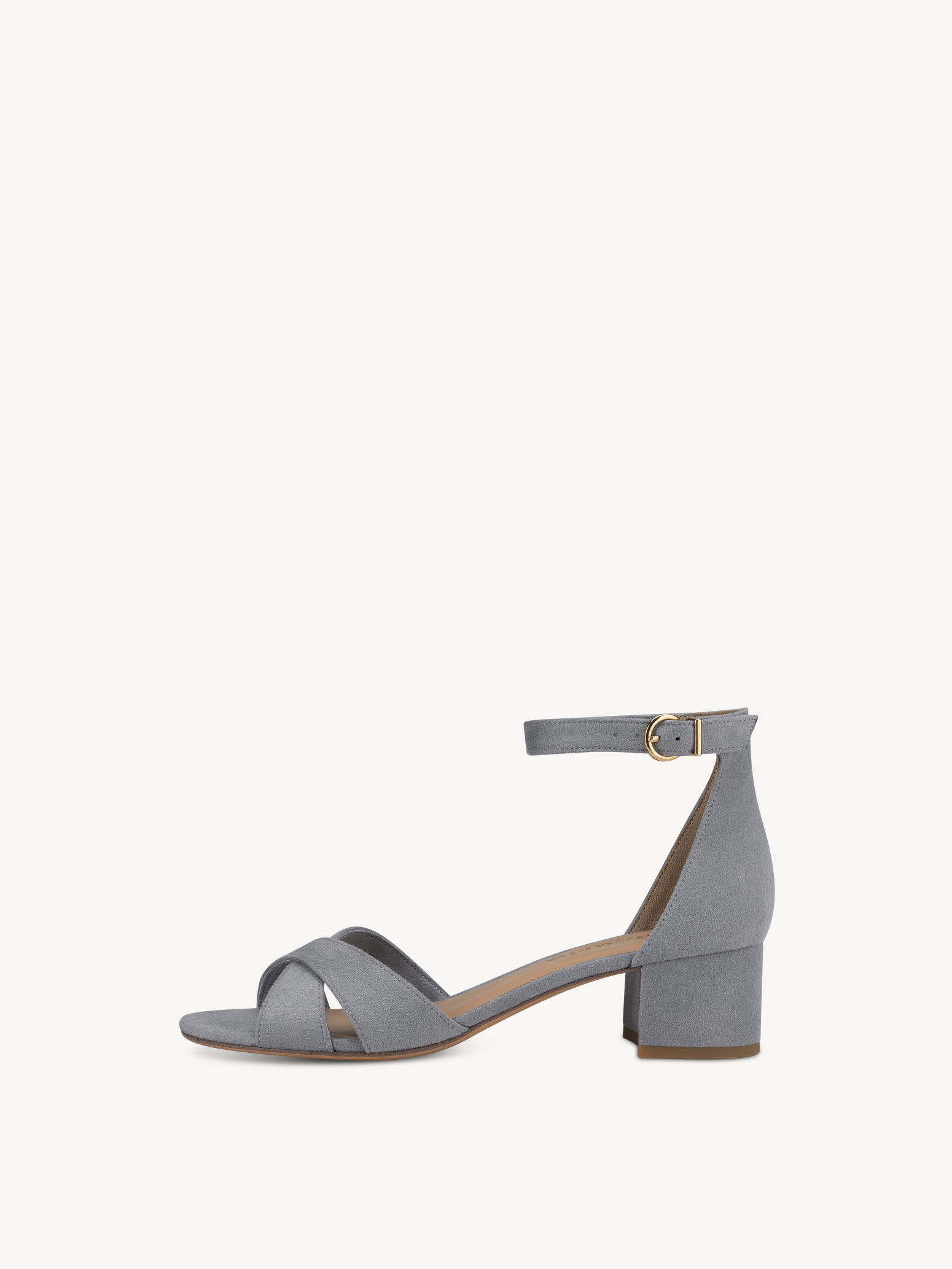 Sandale à talon - bleu
