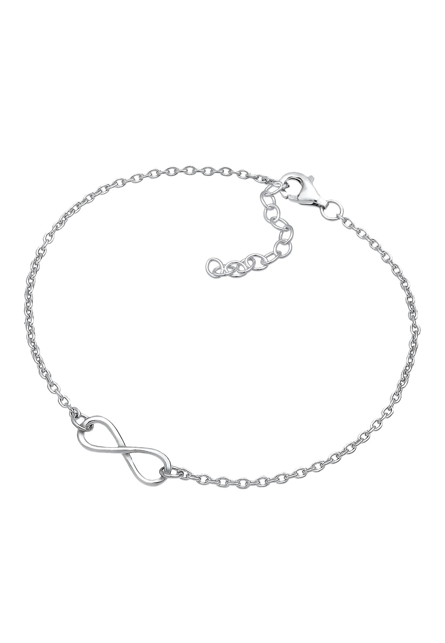 Símbolo de infinito de Elli para mujer, filigrana en plata de ley 925.