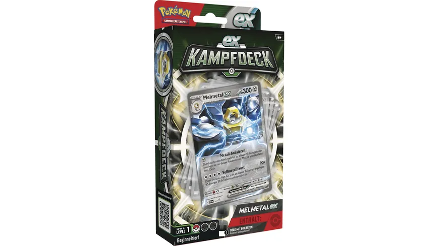 POKÉMON Sammelkartenspiel - EX-Kampfdeck Hundemon/Melmetal